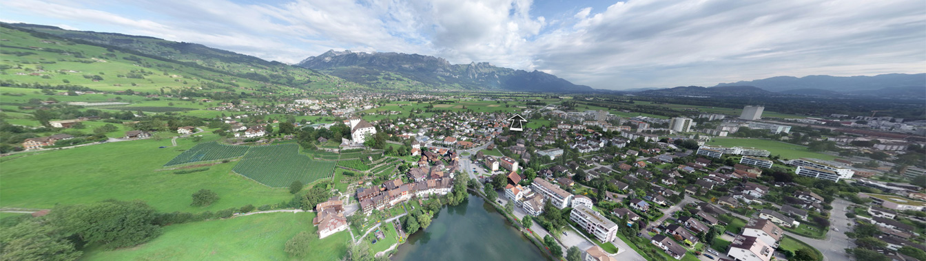 360° VR Tour Drohnenpanoramen Werdenberg